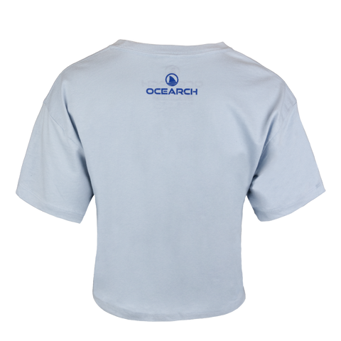 Ladies Don't Fear the Fin Crop Tee