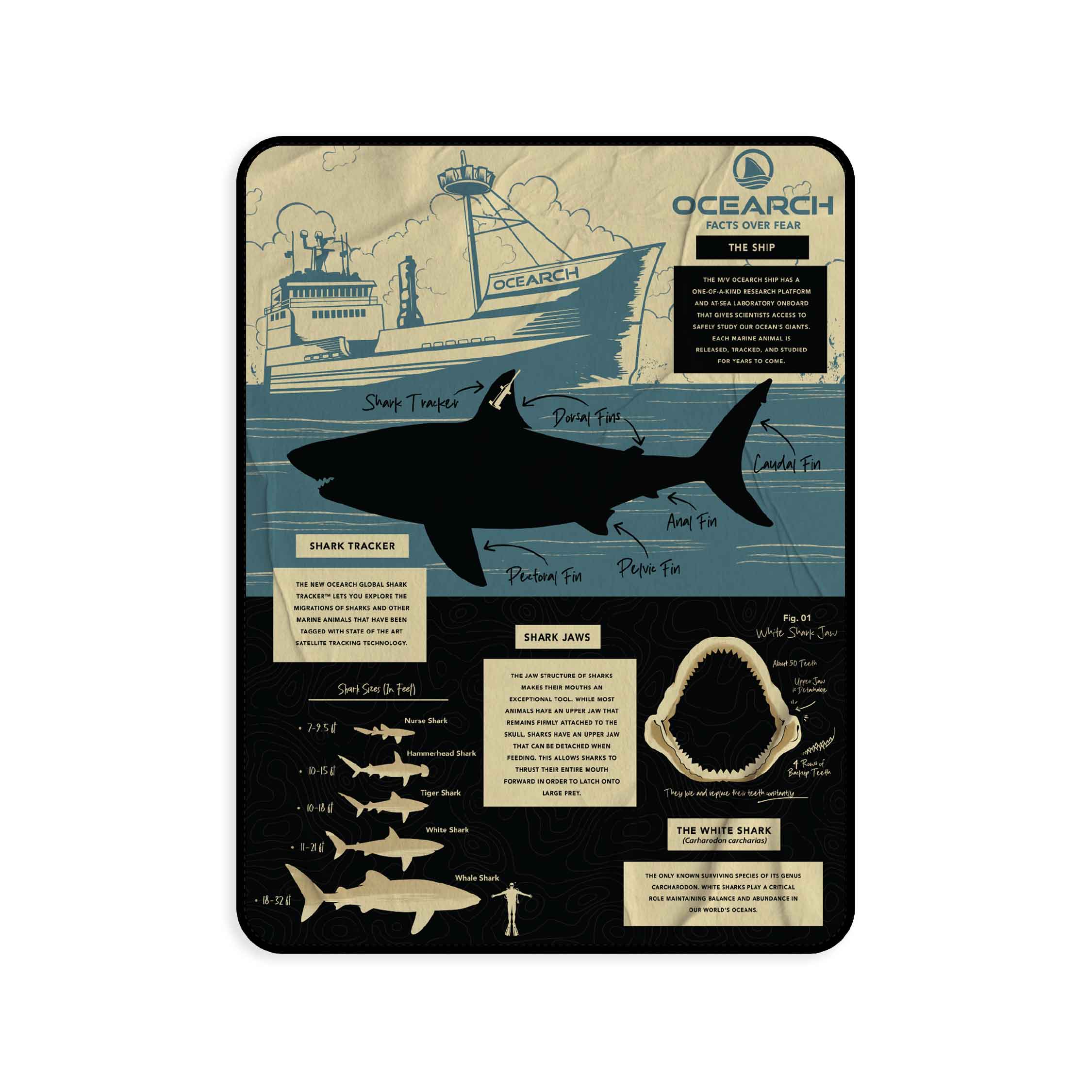 Shark Sherpa blanket-One Ocean Designs, One ocean Clothing, One Ocean  Hawaii, Shop One Ocean, One Ocean shark clothes-One Ocean