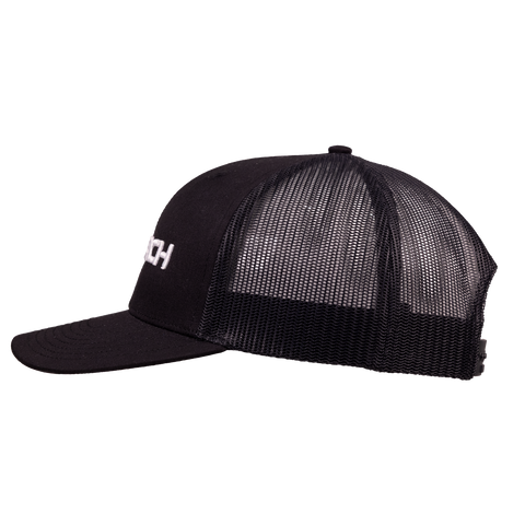 Black Meshback Snapback with white "OCEARCH" text on front