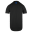 Rear view of black tee with Blue Ocearch logo below neck