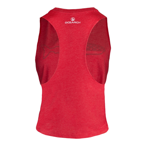 rear view of red tank