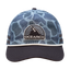 Camo 5-Panel All Mesh Flatbill Flannel Snapback with OCEARCH shark fin patch on front