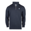 Navy 1/4 zip pullover with Ocearch logo on left chest