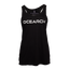 Ladies black racerback tank with "OCEARCH" text on front