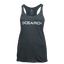 Ladies indigo racerback tank with "OCEARCH" text on front