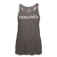 Ladies premium heather racerback tank with "OCEARCH" text on front
