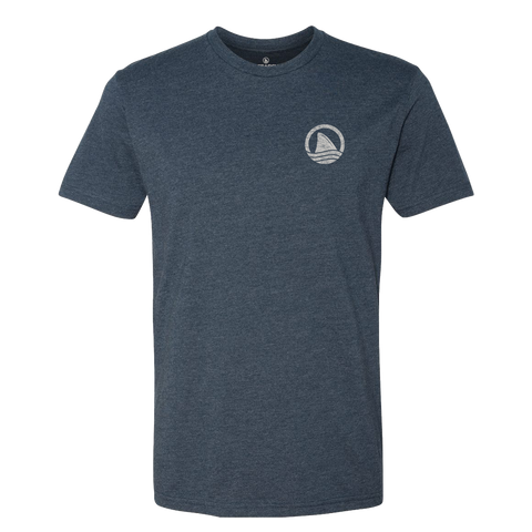 Navy tee with Ocearch logo on left chest