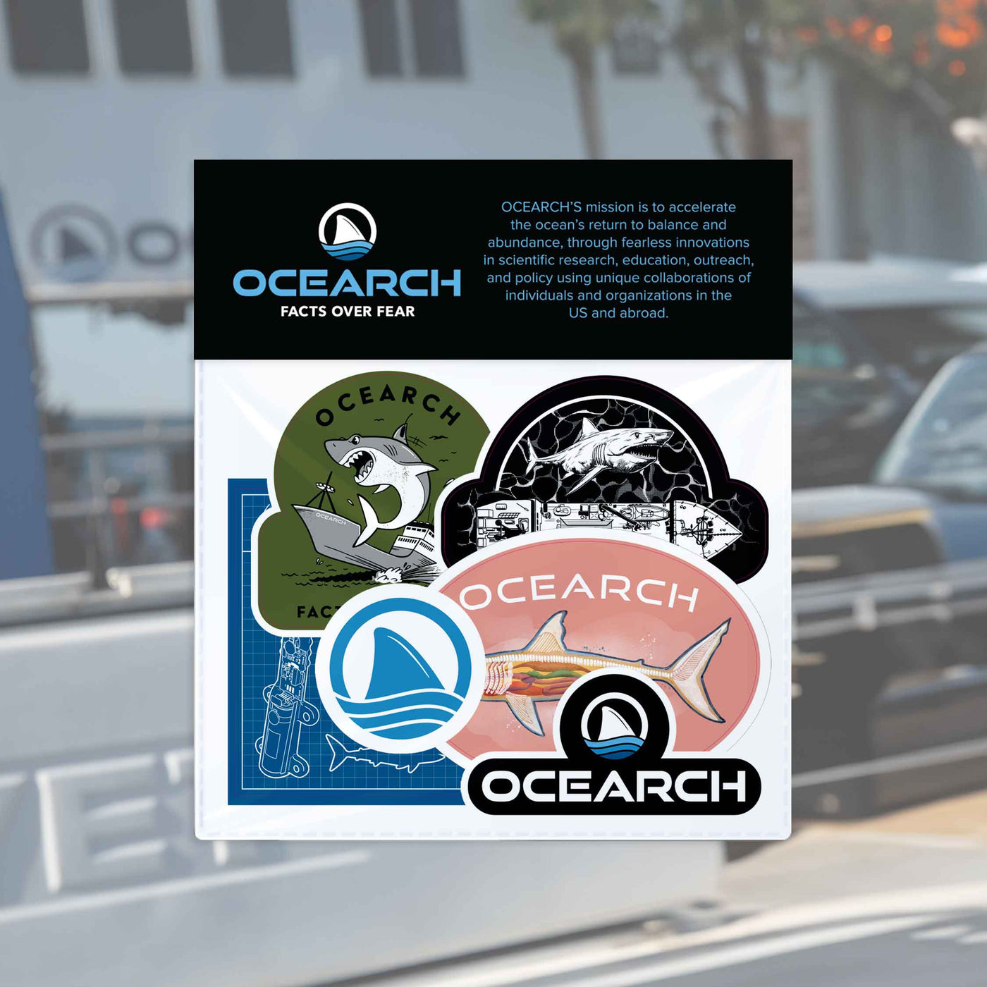 OCEARCH Sticker Pack (6 stickers)