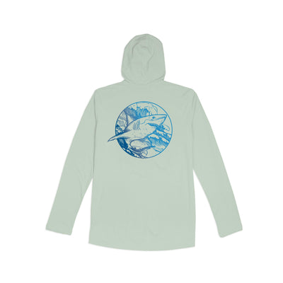Shark Summer ECO-UPF Hooded Long Sleeve Shirt | Official OCEARCH Store