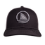 Black Meshback Snapback with charcoal Ocearch icon logo on front