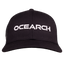 Black Meshback Snapback with white "OCEARCH" text on front