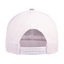 rear view of Navy/white/grey snapback showing adjustable back