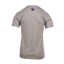 rear view of Dark Heather Grey tee with small icon Ocearch logo on upper back 