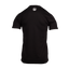 rear view of Black tee with small icon Ocearch logo on upper back