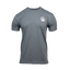 Indigo tee with ocearch icon logo on left chest