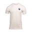 White tee with ocearch icon logo on left chest