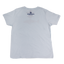 Rear view of Youth Ice Blue tee with icon Ocearch logo and "OCEARCH FACTS OVER FEAR" text on upper back
