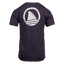 Rear view of Navy tee with large Ocearch logo on back