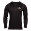 Men's black long sleeve performance tee with Ocearch logo on left chest