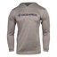 Heather grey Performance Hoodie with OCEARCH logo on front