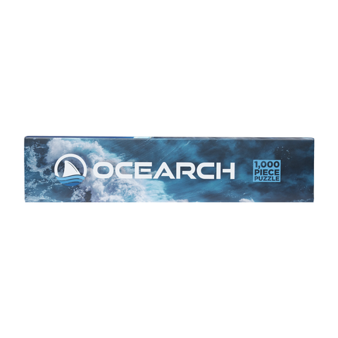 Ocearch 1000 piece puzzle box with ocean-themed design