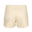 Rear view of bone shorts on a white background