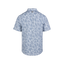 Rear view of light blue shirt with Ocearch Camo pattern