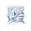 Sticker with a shark illustration and 'OCEARCH' text on a white background