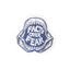 Sticker with a shark mouth design and 'FACTS OVER FEAR' text on a white background
