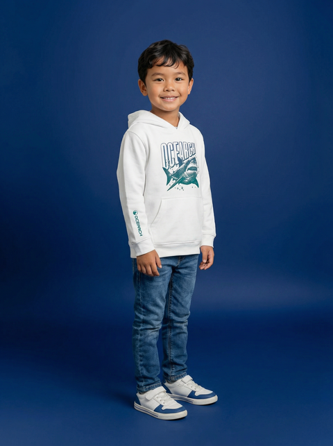 Youth Great White Youth UPF Sun Hoodie 